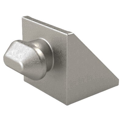 Boltable side twistlock for anchoring containers that have already been positioned